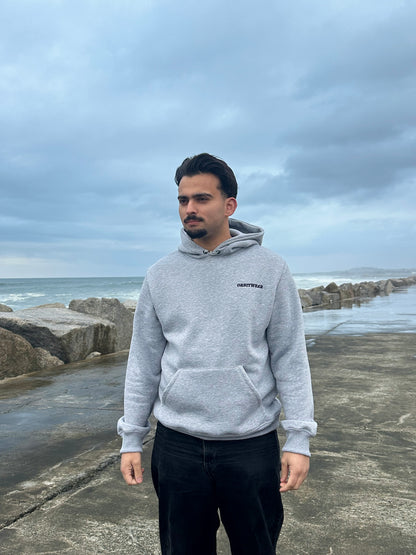 Hoodie “Less Space, More Impact.”